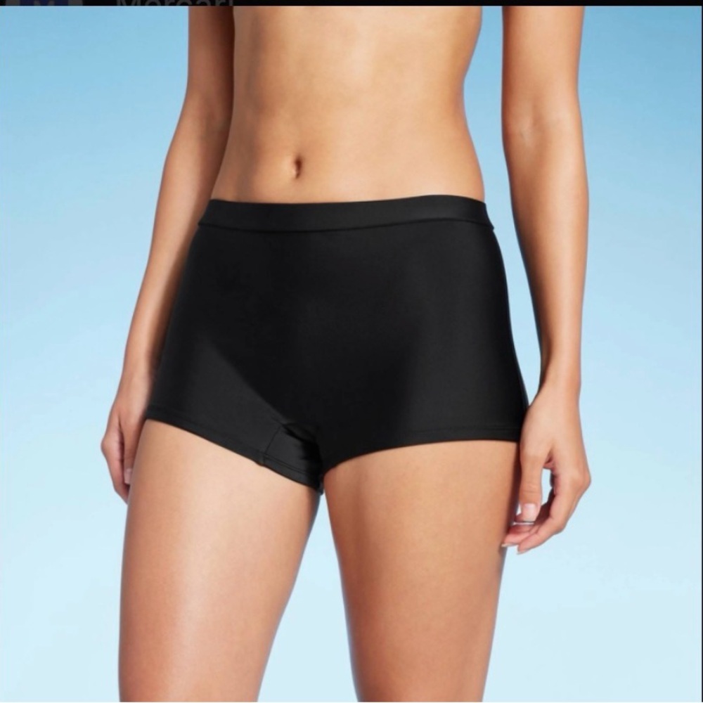Black Seamless Boyshorts